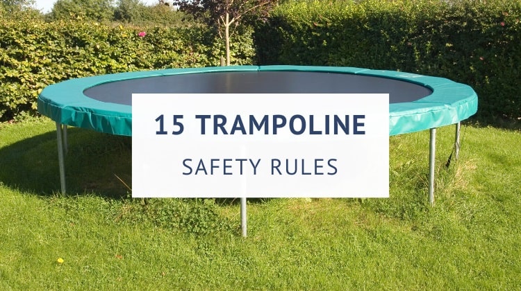 Trampoline safety rules