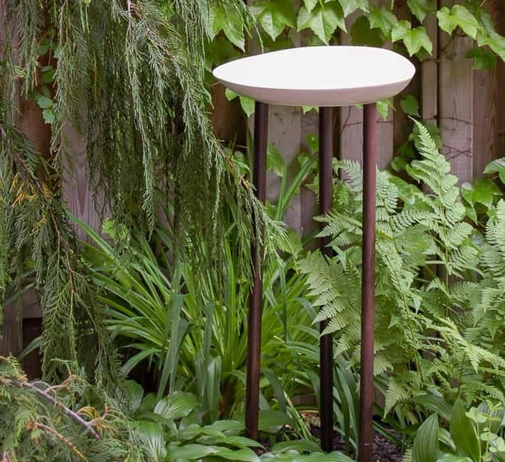 DIY Modern Bird Bath