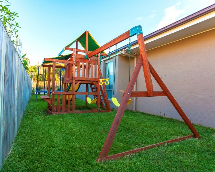 Outdoor backyard playset