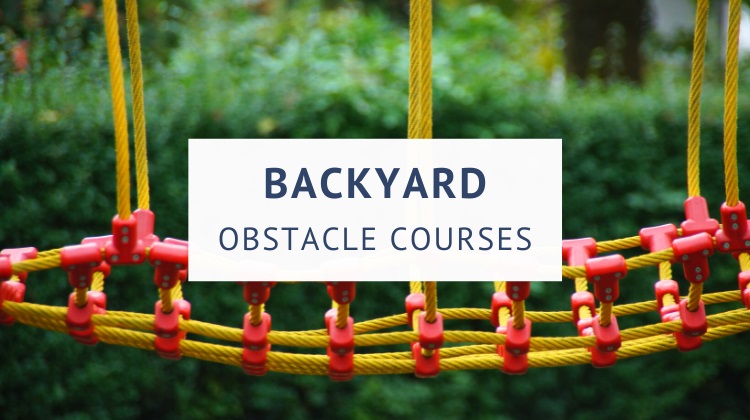 Backyard obstacle course kits