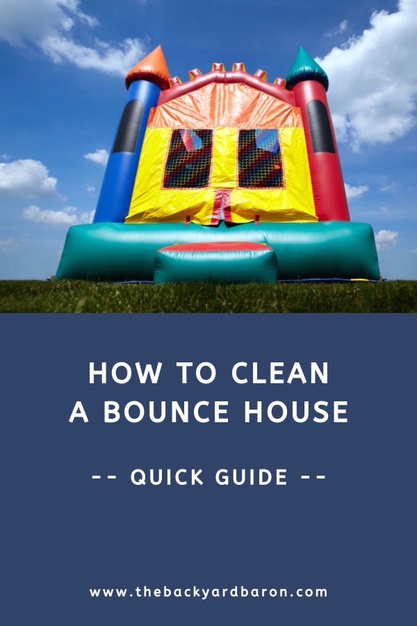 How to clean a bouncy house (DIY guide)
