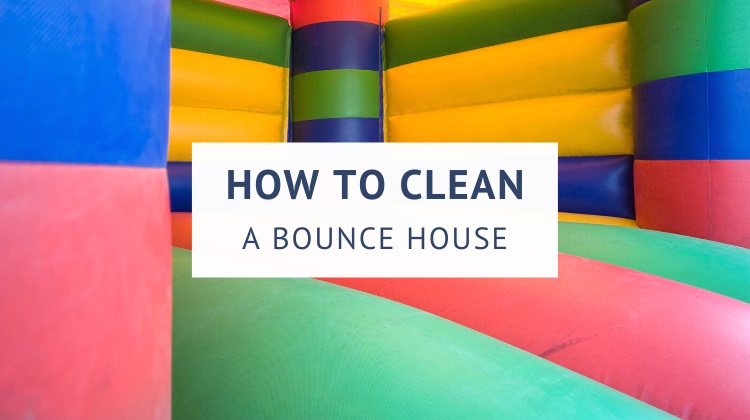 How to clean a bounce house