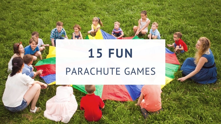 Outdoor parachute games for kids