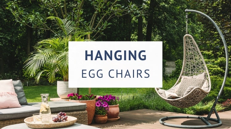 Best outdoor hanging egg chairs with stand