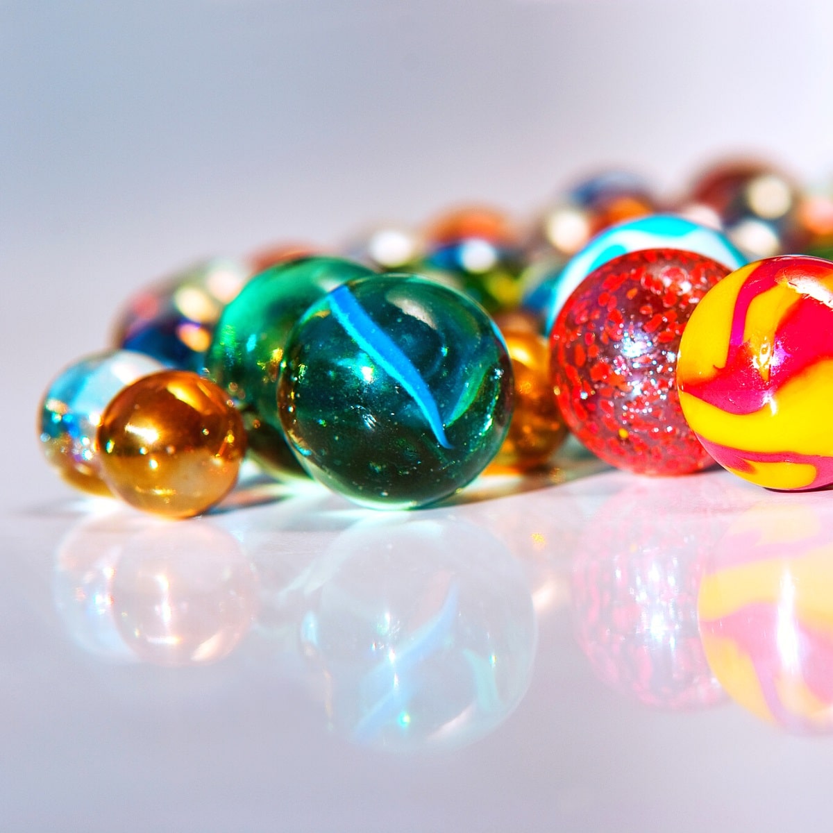 Colorful marbles