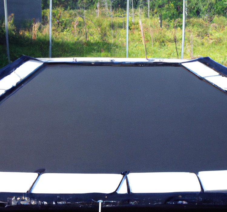 Rectangular-shaped trampoline