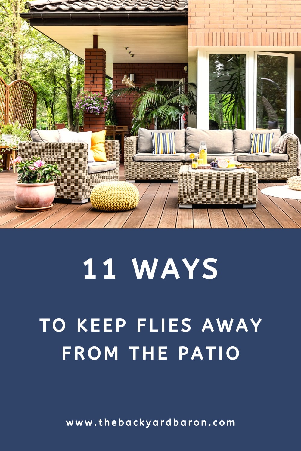 11 Ways to get rid of flies outside patio