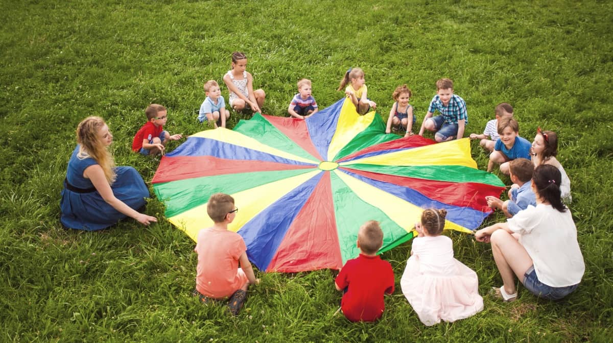 Parachute games for kids