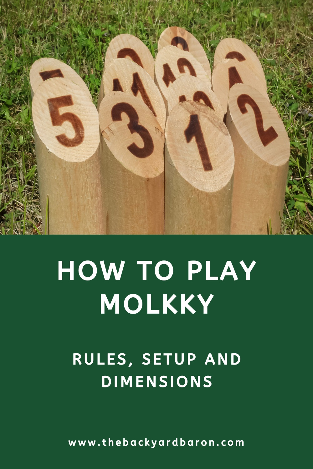 How to play molkky (rules, setup and dimensions)