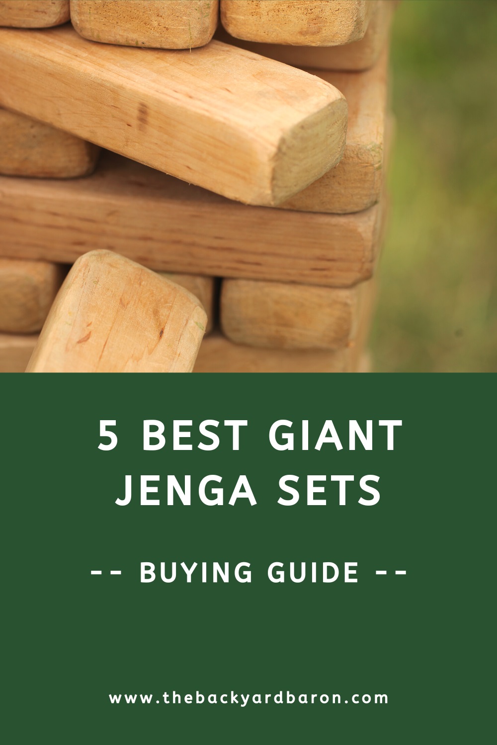 Giant outdoor Jenga set buying guide