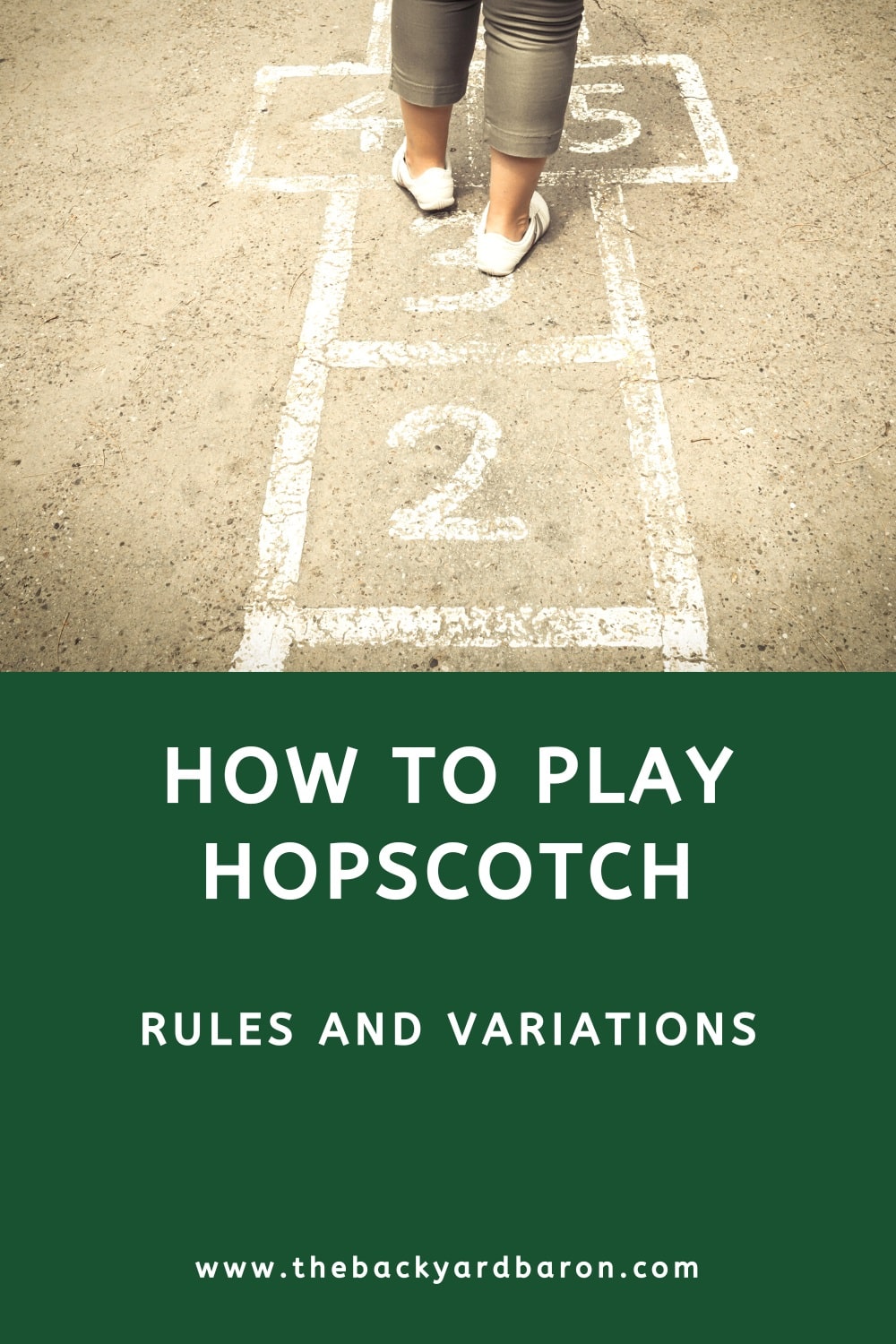 Learn how to play traditional hopscotch
