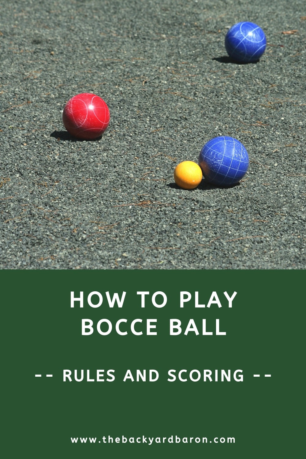 How to play bocce ball (rules and scoring)