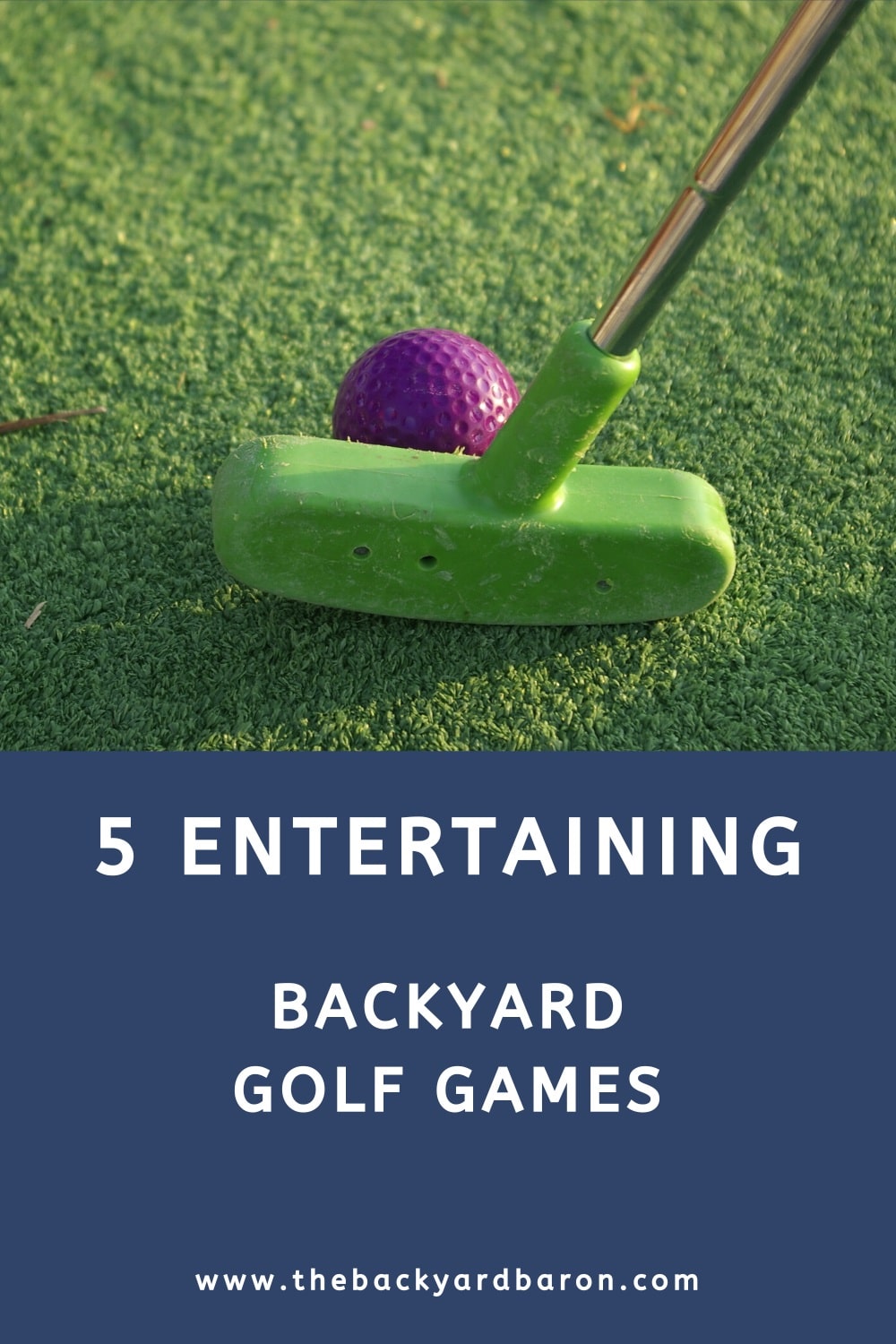 5 Entertaining backyard golf games