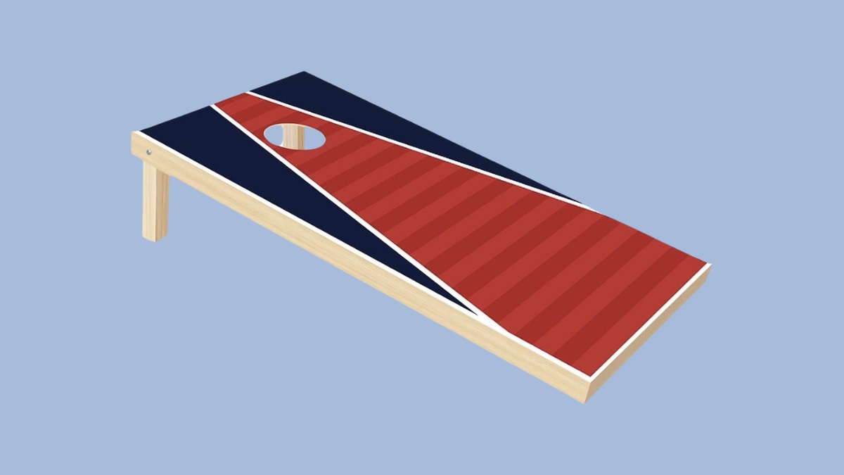 Cornhole court and board dimensions (size and measurements)